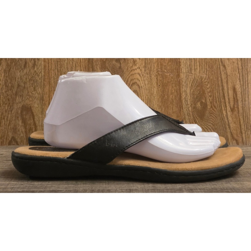 BOC Thong Flip Flop Sandals Womens Size 10 Black